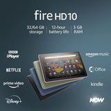 New Amazon Fire HD 10 Tablet (11th Generation) 32GB with 3GB RAM 10.1” Full HD